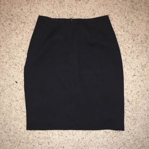 Black pencil skirt